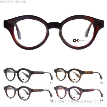 Marco de gafas de acetato de bisel de moda occhiali